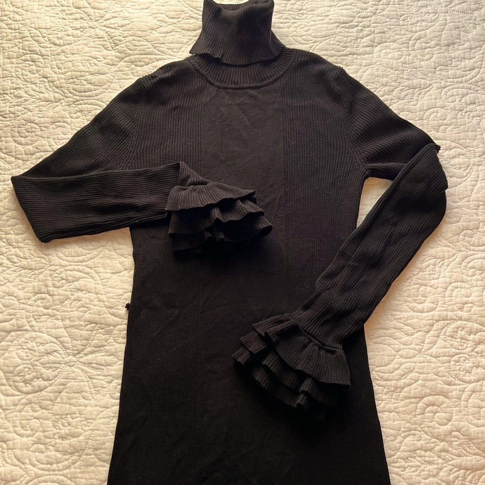 Flattering Long Feminine Sweater Dress
